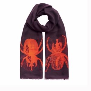 India Hicks Siren Scarf - Aubergine and Sunset